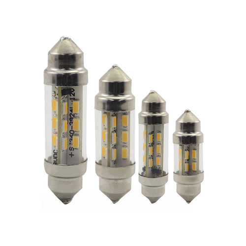 C5W C10W Festoon LED  Bulb Car Reading Light Boat Indicator 6V12V24V