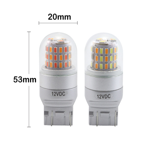 T20 7443 3W Dual Color DRL LED bulb
