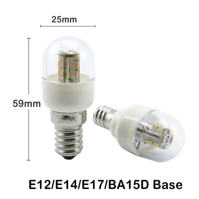 12-24VDC T25 E14 Led冰箱灯泡1.5W 240VAC