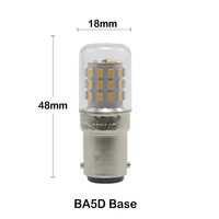 BA15D 3W LED Bulb 100-240VAC
