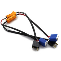 H7 H11 H8 H9 9005 9007 LED car light decoder load resistance error prevention
