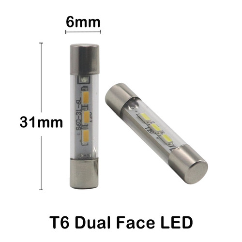 T6 LED 12V double-sided luminous constant current design