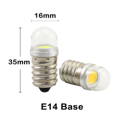 E14 LED indicator bulb, 12-24V, 48V 1W