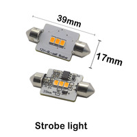 strobe led festoon,Double pointed LED flash flashing light 6V.12V.24V double-sided illumination
