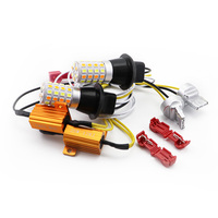 7440 Canbus Dual Color LED Car Lights Daytime running lights+turn signals