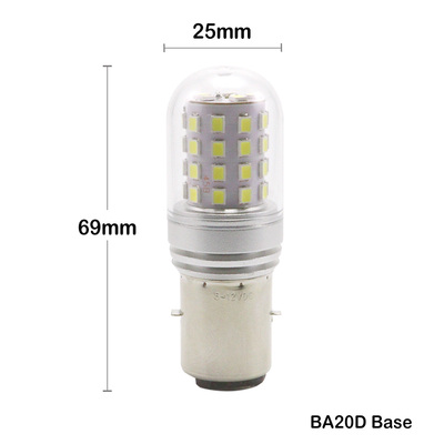 BA20D 5W LED Bulb and BA21S BA20S 6-12VDC