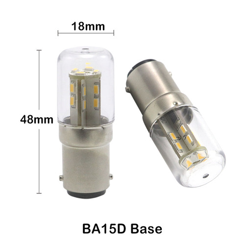 T18 LED bulb BA15D 12-24VDC 2W